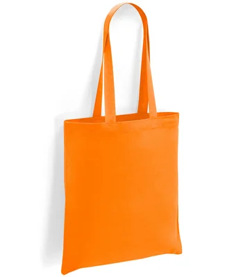 Brand Lab Brand Lab Cotton Long Handle Shopper in Orange