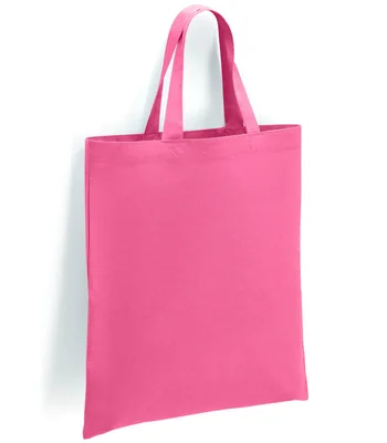 Brand Lab Brand Lab Cotton Short Handle Shopper in Fuchsia