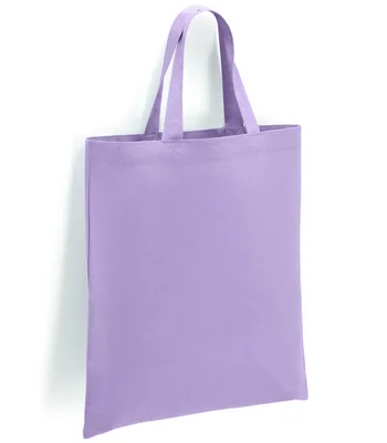 Brand Lab Brand Lab Cotton Short Handle Shopper in Lavender