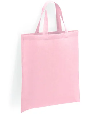 Brand Lab Brand Lab Cotton Short Handle Shopper in Light Pink