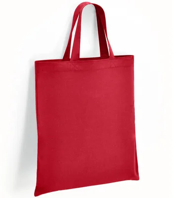 Brand Lab Brand Lab Cotton Short Handle Shopper in Red