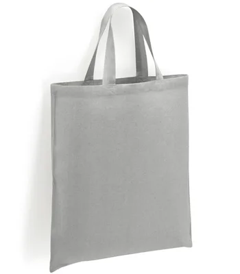 Brand Lab Brand Lab Cotton Short Handle Shopper in Silver