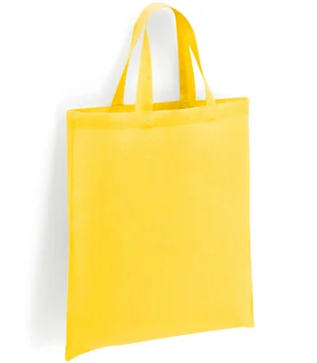 Brand Lab Brand Lab Cotton Short Handle Shopper in Yellow