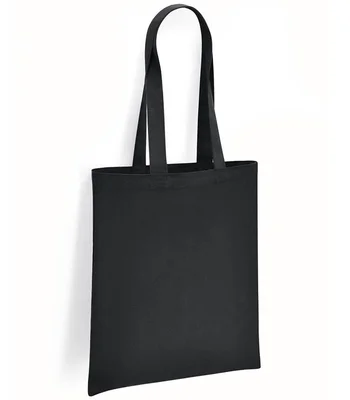 Brand Lab Brand Lab Organic Cotton Long Handle Shopper in Black
