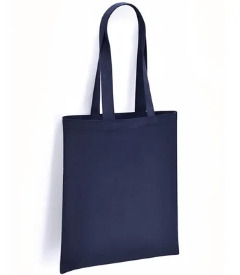 Brand Lab Brand Lab Organic Cotton Long Handle Shopper in Navy