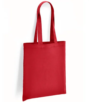 Brand Lab Brand Lab Organic Cotton Long Handle Shopper in Red