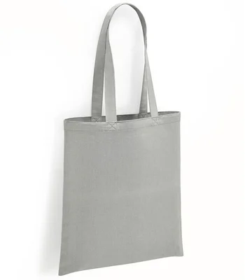 Brand Lab Brand Lab Organic Cotton Long Handle Shopper in Silver
