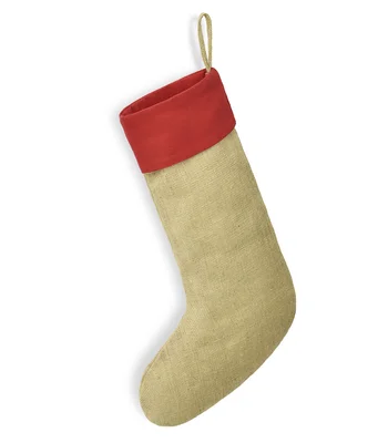 Brand Lab Brand Lab Jute Stocking in Natural/Cream