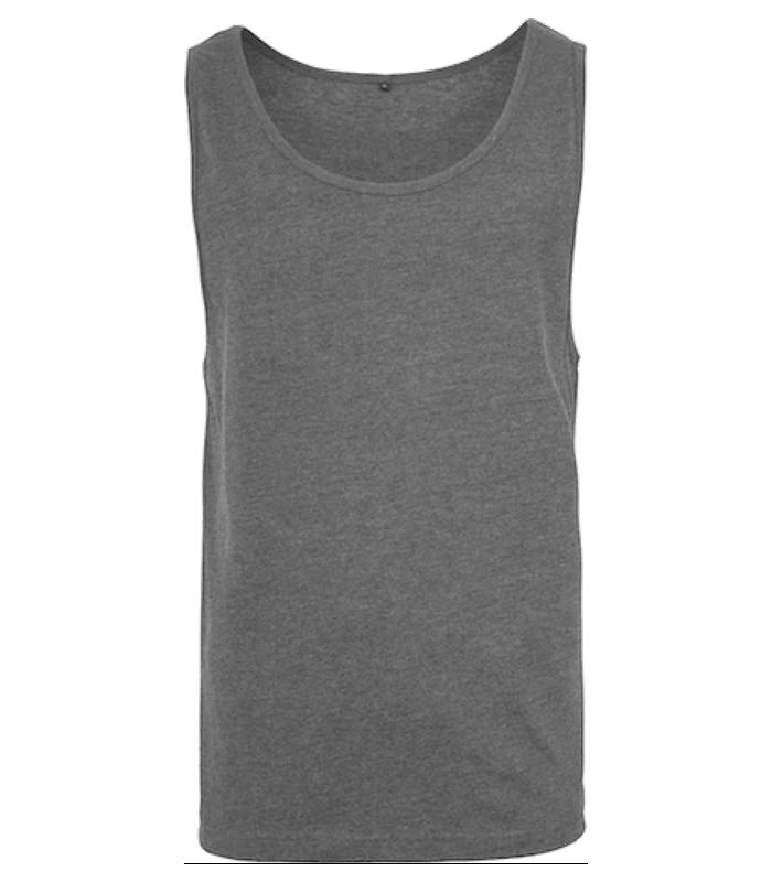 Build Your Brand Build Your Brand Jersey big tank in Charcoal