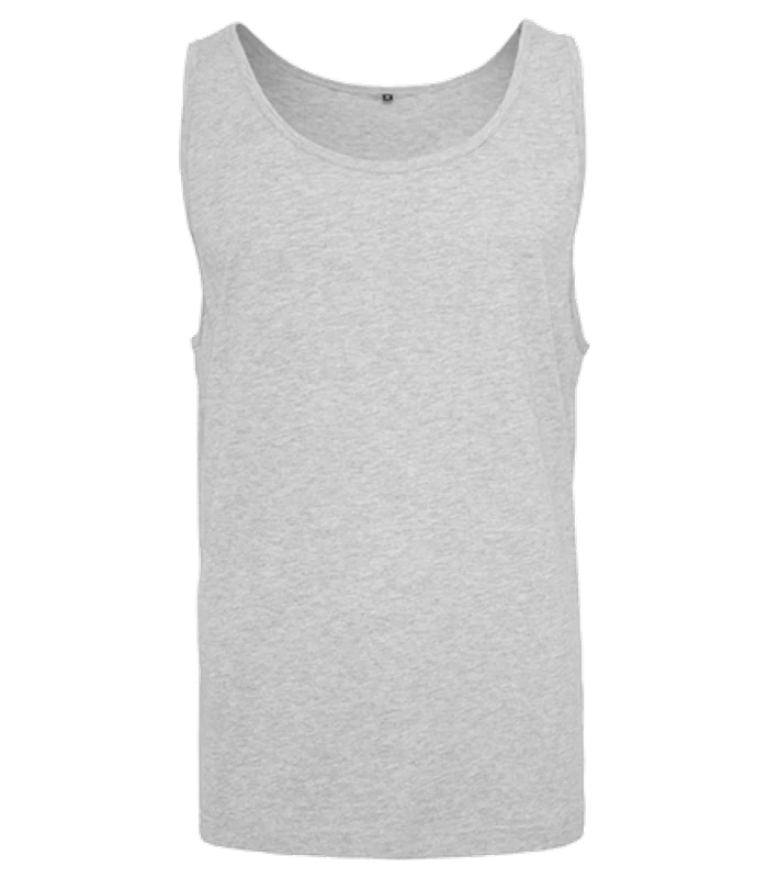 Build Your Brand Build Your Brand Jersey big tank in Heather Grey