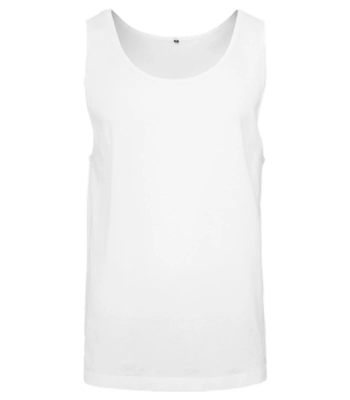 Build Your Brand Build Your Brand Jersey big tank in White