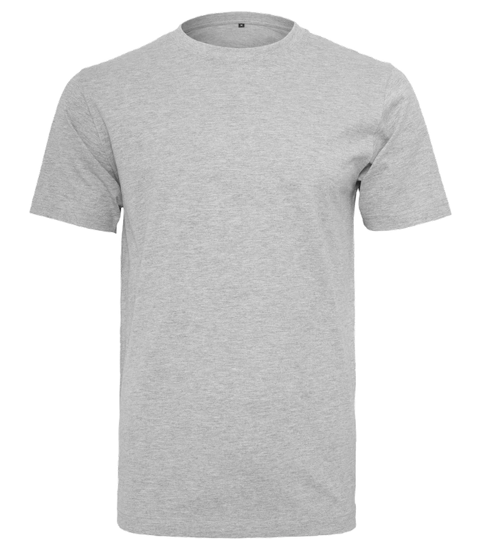 Build Your Brand Build Your Brand T-shirt round-neck in Heather Grey