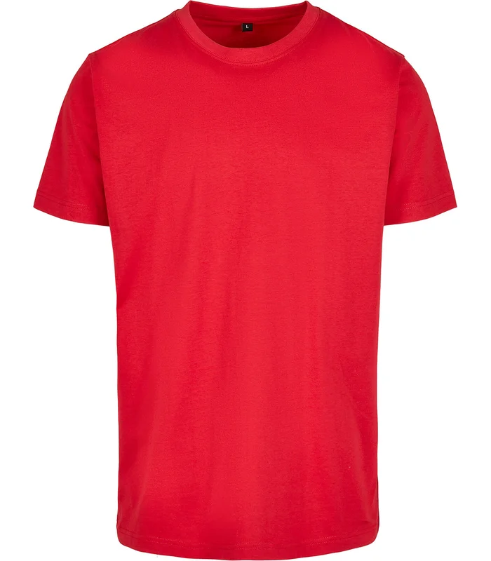 Build Your Brand Build Your Brand T-shirt round-neck in City Red*