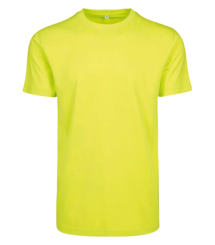 Build Your Brand Build Your Brand T-shirt round-neck in Frozen Yellow