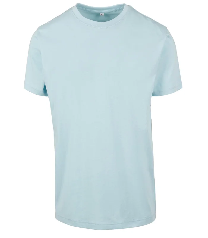 Build Your Brand Build Your Brand T-shirt round-neck in Ocean Blue*