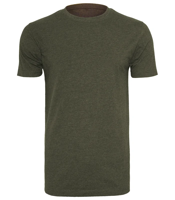 Build Your Brand Build Your Brand T-shirt round-neck in Olive