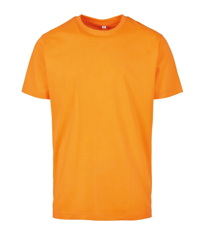 Build Your Brand Build Your Brand T-shirt round-neck in Paradise Orange*