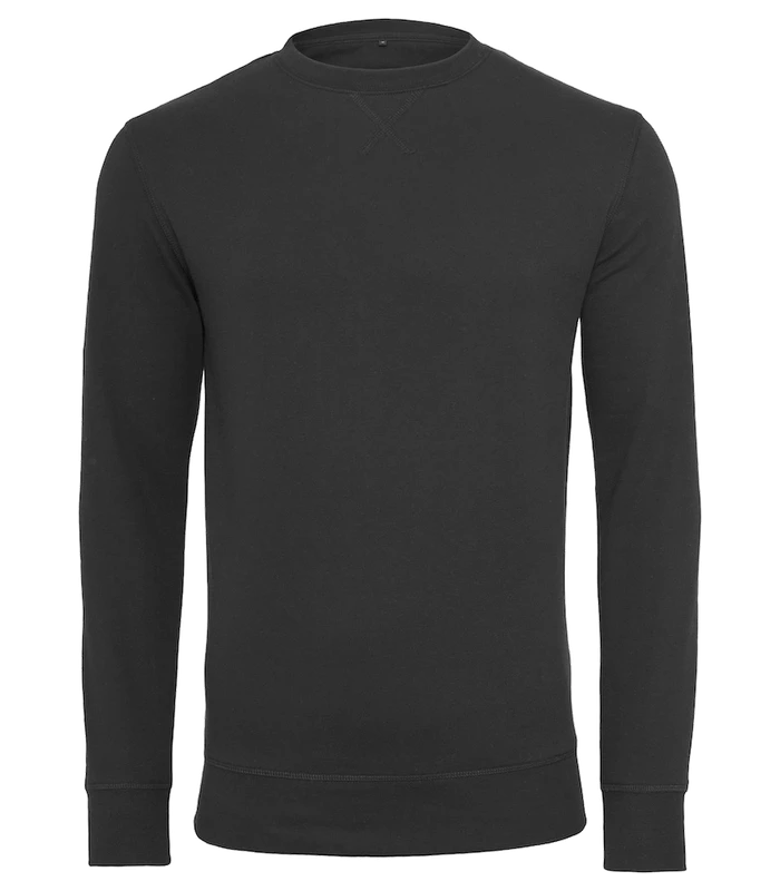 Build Your Brand Build Your Brand Light crew sweatshirt in Black