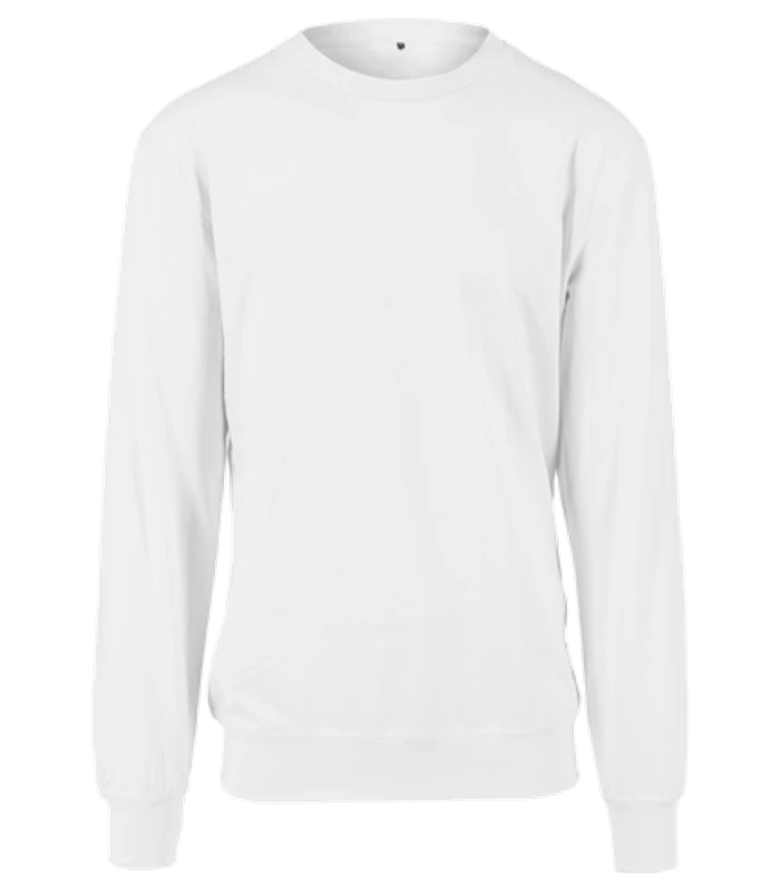 Build Your Brand Build Your Brand Light crew sweatshirt in White