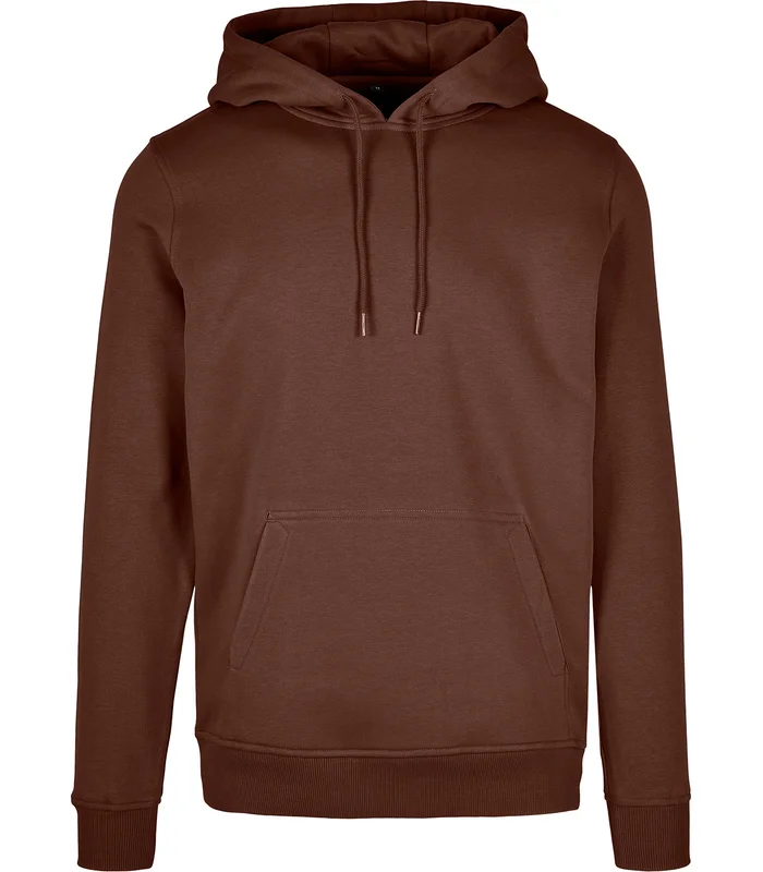 Build Your Brand Build Your Brand Heavy hoodie in Chocolate Brown*