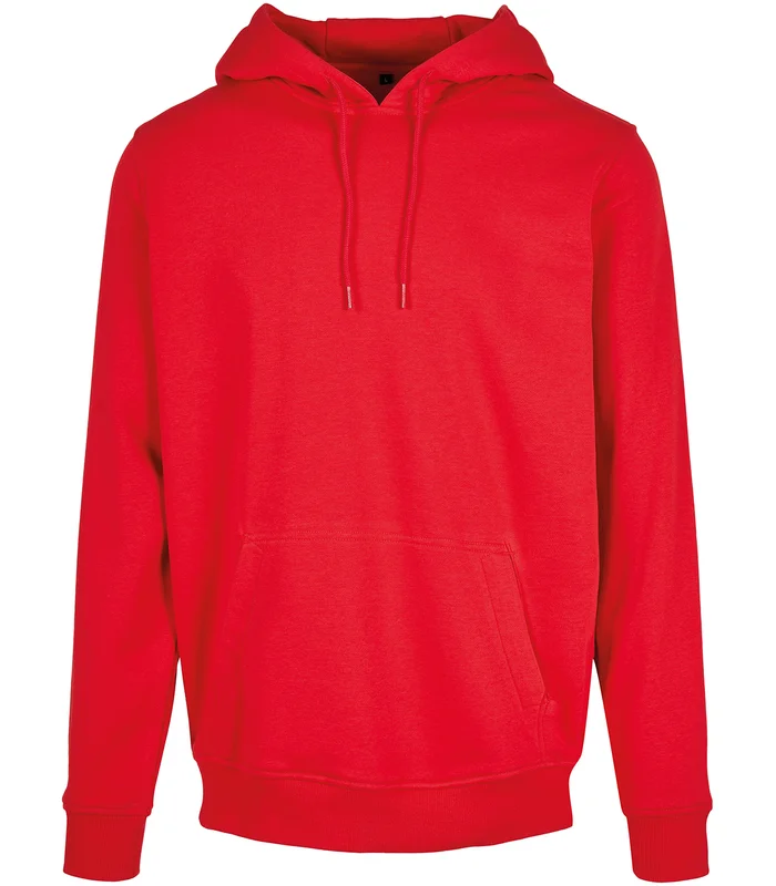 Build Your Brand Build Your Brand Heavy hoodie in City Red*