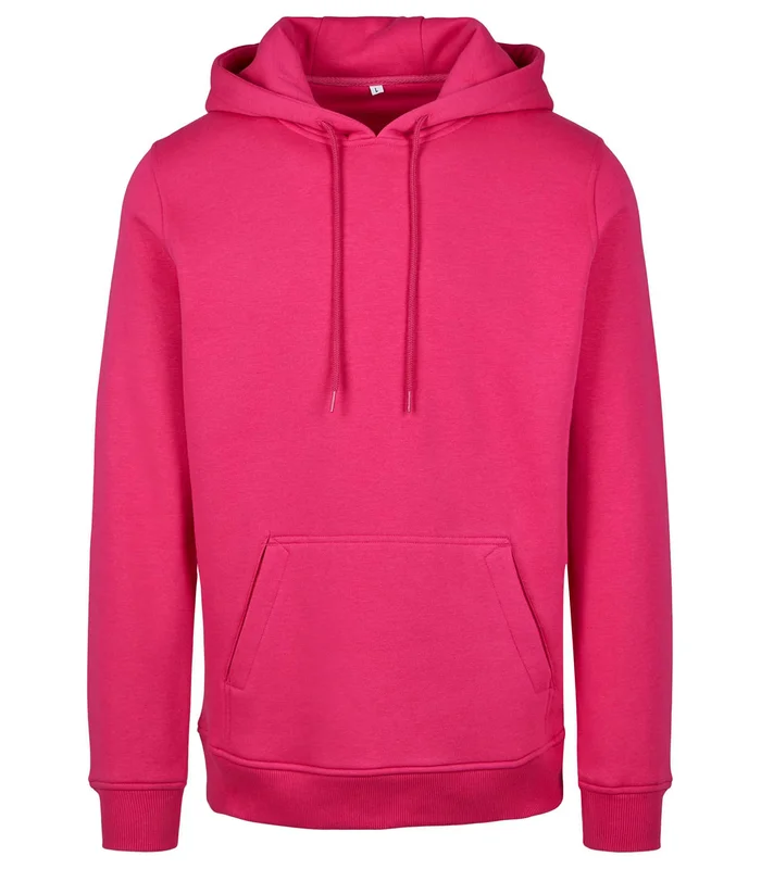 Build Your Brand Build Your Brand Heavy hoodie in Hibiskus Pink*