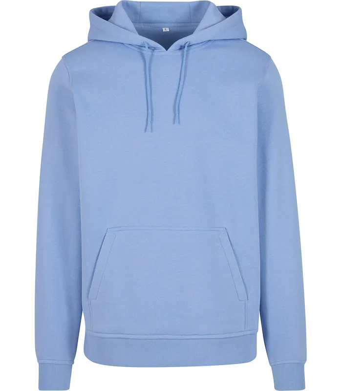 Build Your Brand Build Your Brand Heavy hoodie in Powder Blue*