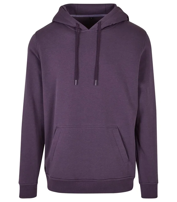 Build Your Brand Build Your Brand Heavy hoodie in Purple Night*