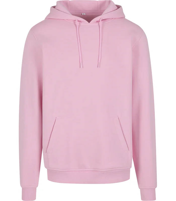 Build Your Brand Build Your Brand Heavy hoodie in Soft Pink*