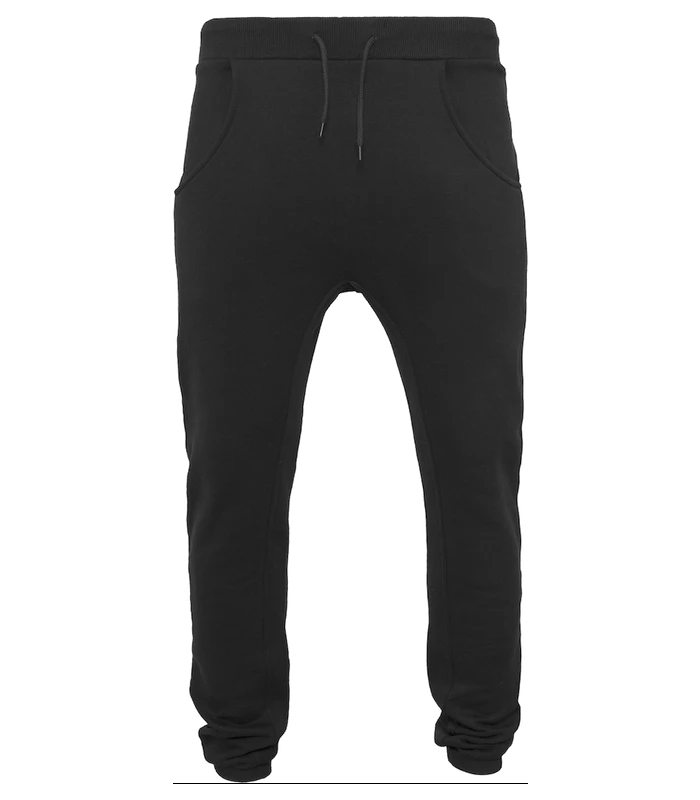 Build Your Brand Build Your Brand Heavy deep-crotch sweatpants in Black