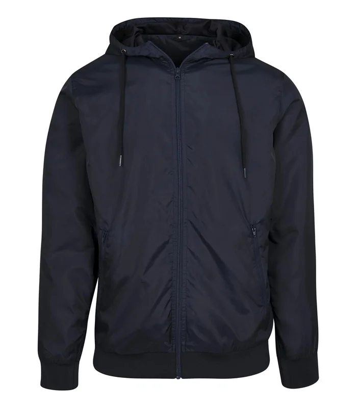 Build Your Brand Build Your Brand Wind runner in Navy/Navy