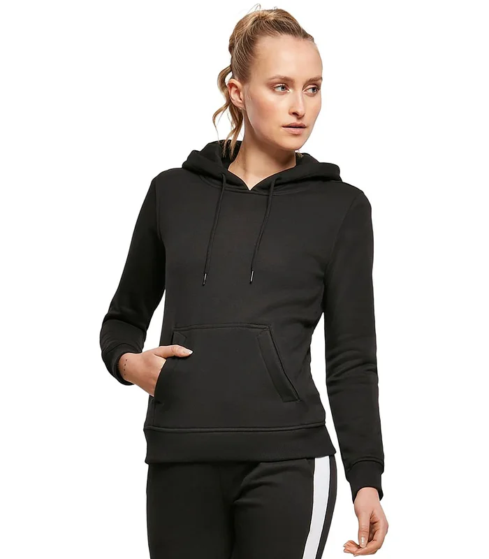 Build Your Brand Build Your Brand Women's heavy hoodie in Black