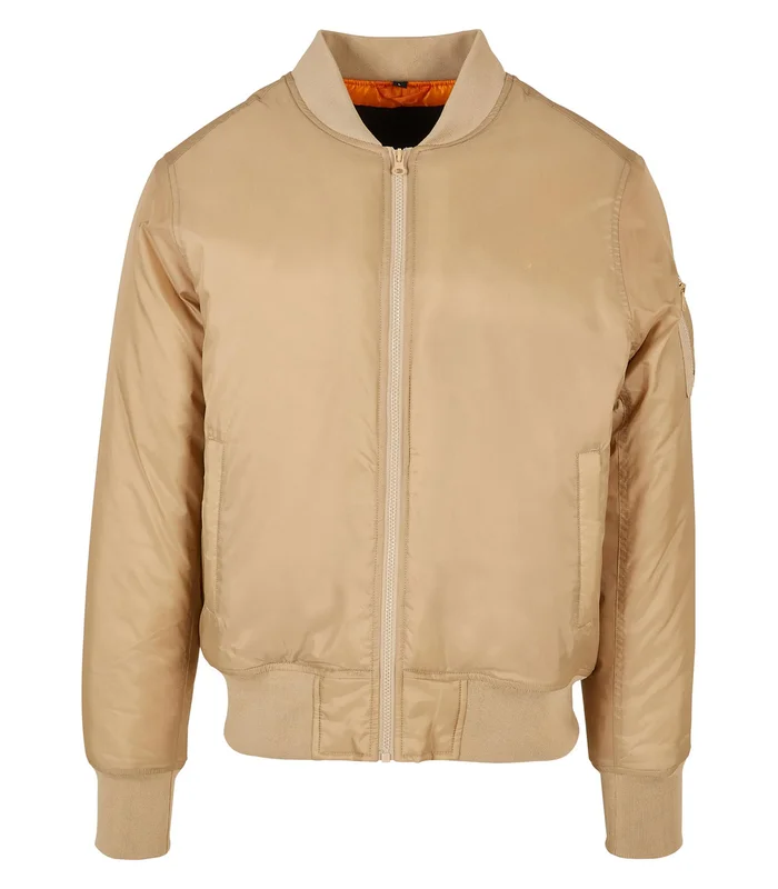 Build Your Brand Build Your Brand Bomber jacket in Union Beige