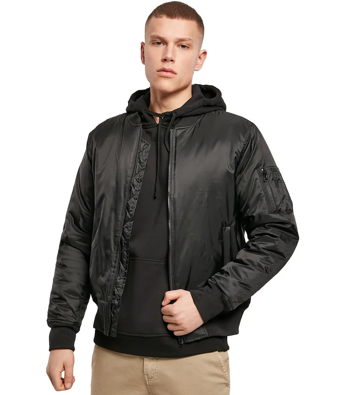 Build Your Brand Build Your Brand Bomber jacket in Black*