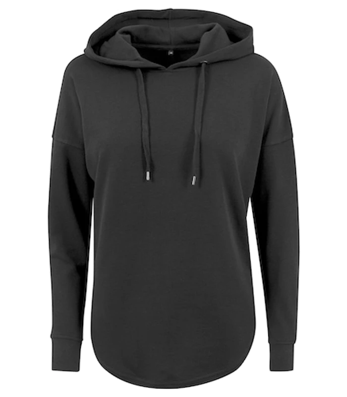 Build Your Brand Build Your Brand Women's oversized hoodie in Black
