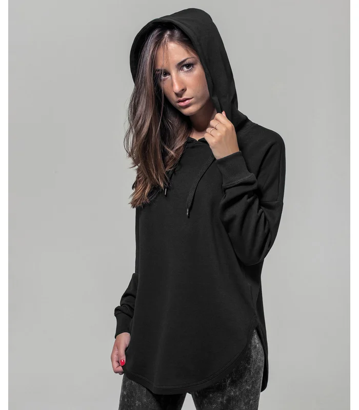 Build Your Brand Build Your Brand Women's oversized hoodie in Black