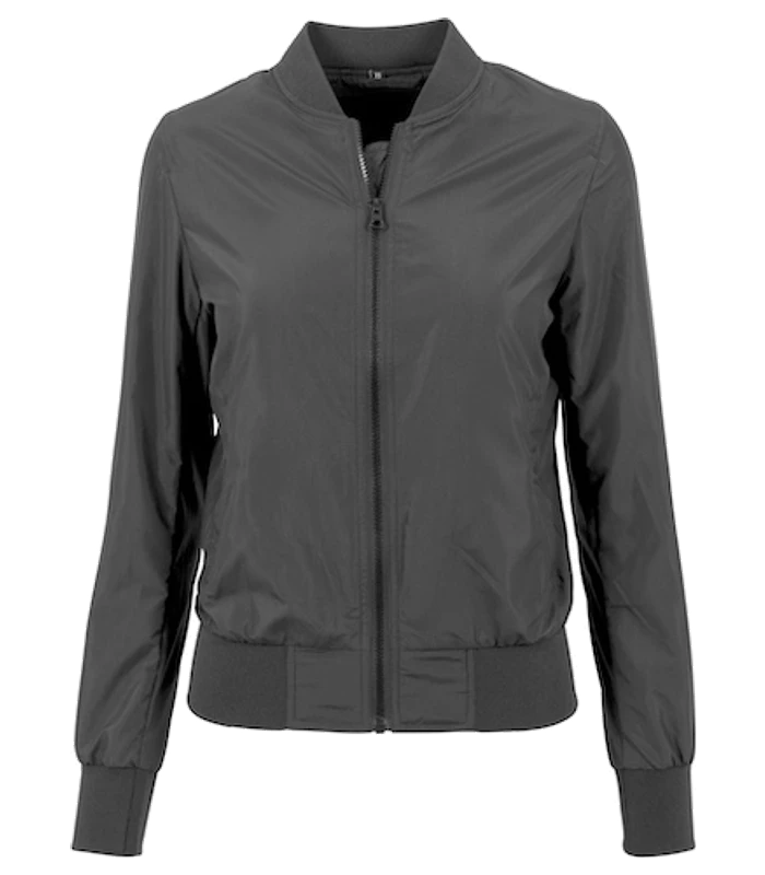 Build Your Brand Build Your Brand Women's Light bomber jacket in Black