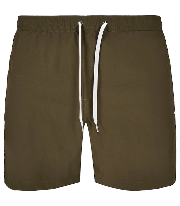 Build Your Brand Build Your Brand Swim shorts in Olive