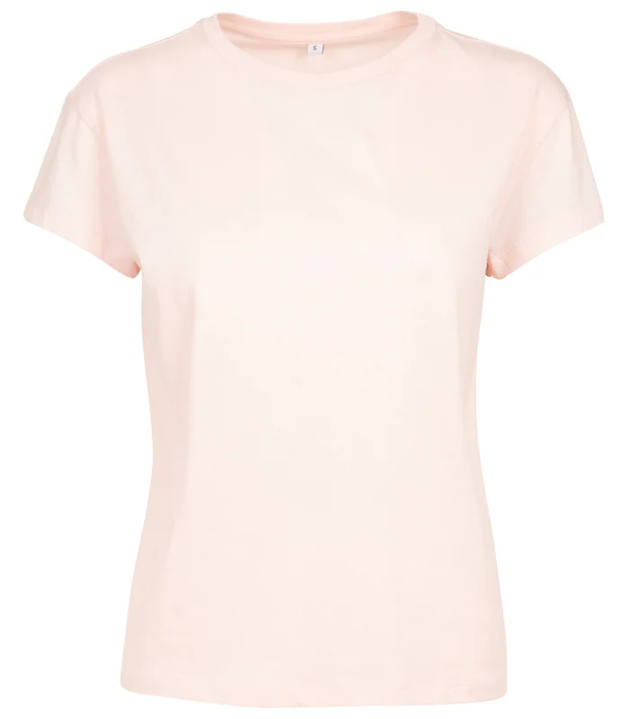 Build Your Brand Build Your Brand Women's box tee in Pink