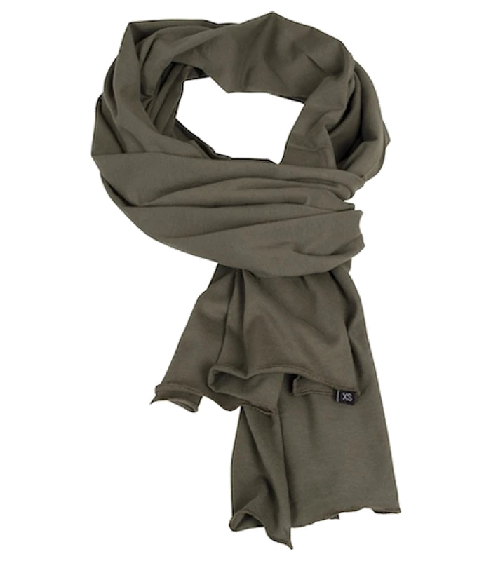 Build Your Brand Build Your Brand Jersey scarf in Olive