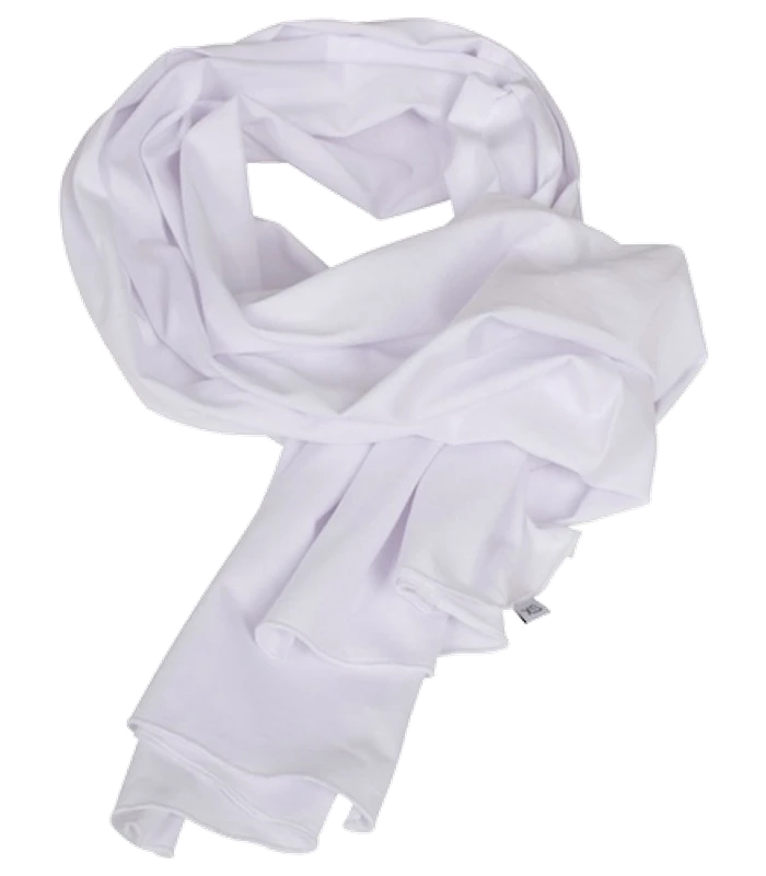 Build Your Brand Build Your Brand Jersey scarf in White