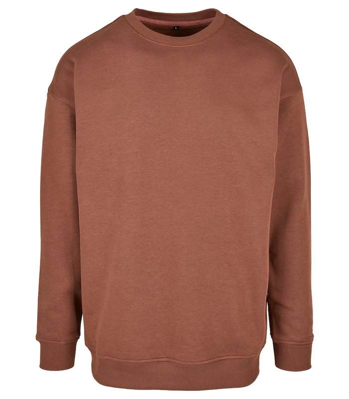 Build Your Brand Build Your Brand Sweat crew neck in Bark