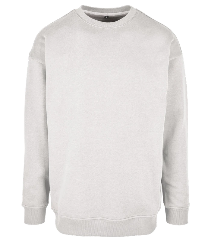 Build Your Brand Build Your Brand Sweat crew neck in Light Asphalt