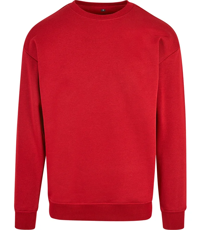 Build Your Brand Build Your Brand Sweat crew neck in City Red*