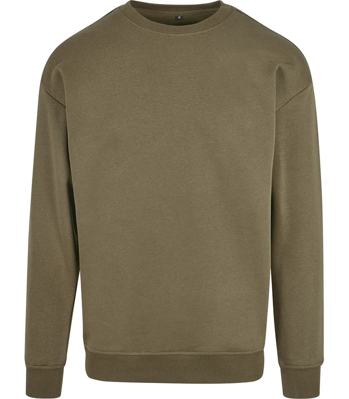 Build Your Brand Build Your Brand Sweat crew neck in Olive*