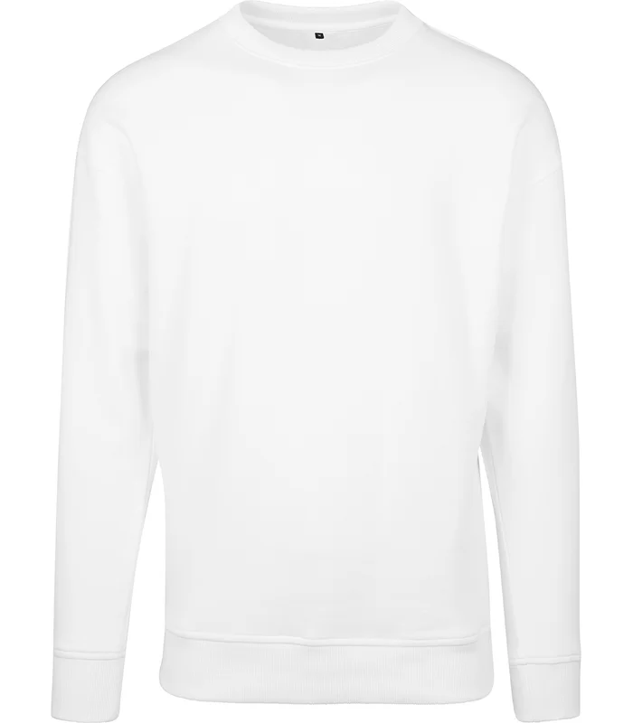 Build Your Brand Build Your Brand Sweat crew neck in White*