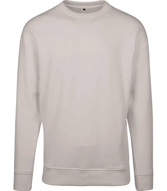 Build Your Brand Build Your Brand Sweat crew neck in White Sand*