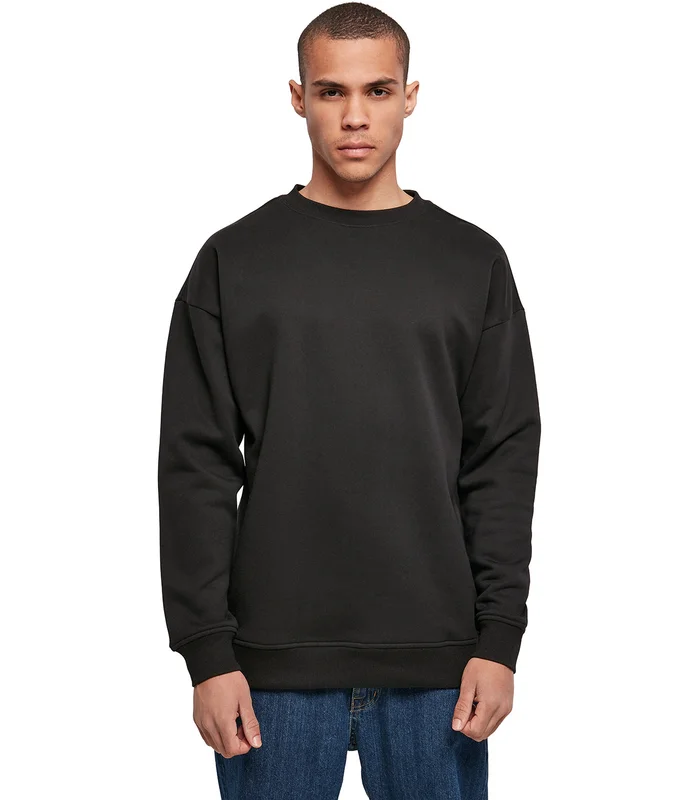 Build Your Brand Build Your Brand Sweat crew neck in Bark