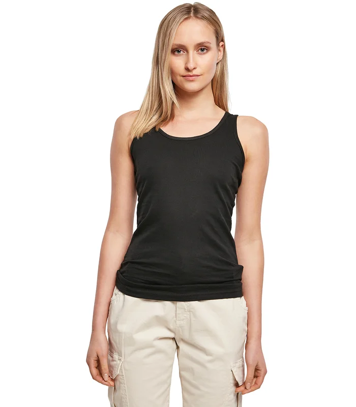 Build Your Brand Build Your Brand Women's merch top in Black