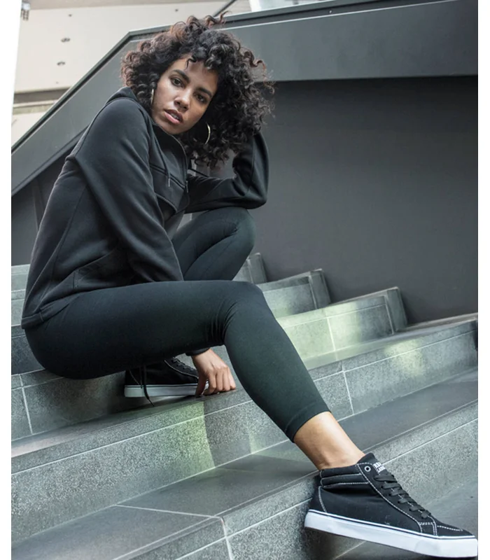 Build Your Brand Build Your Brand Women's stretch Jersey leggings in Black